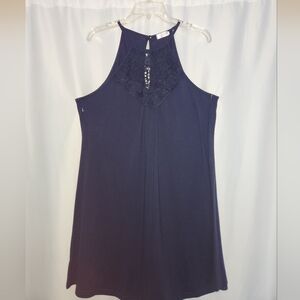 Navy Midi Sundress Size XL  #beach #summer #casual #party #lace